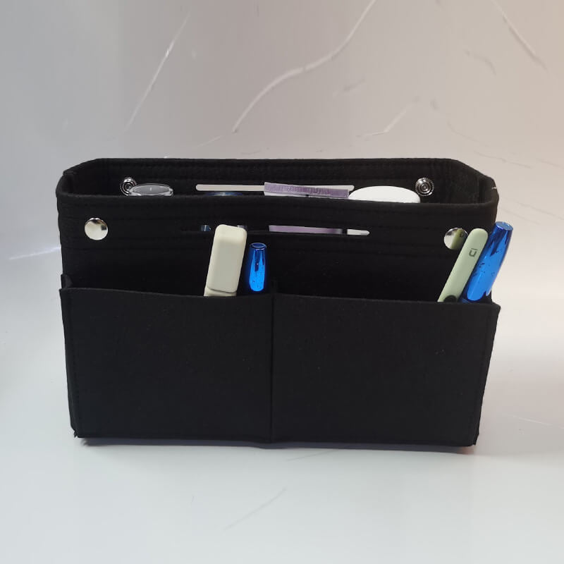 Non - Woven Purse Organizer Insert for Tote Bags – Babylon Leather - Babylon LeatherBabylon LeatherPP06-Black-L