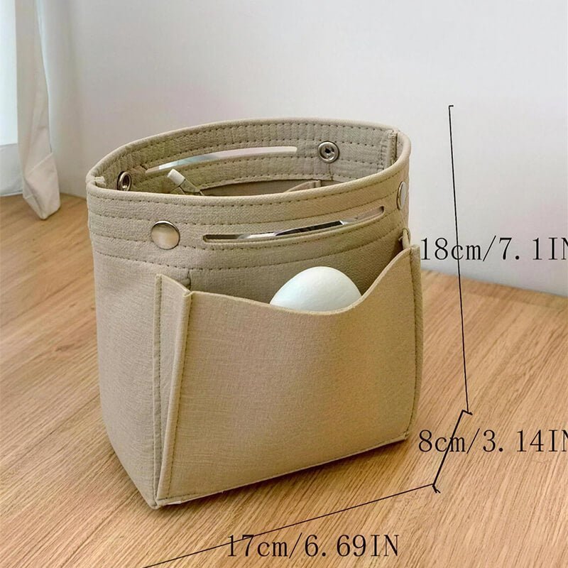 Non - Woven Purse Organizer Insert for Tote Bags – Babylon Leather - Babylon LeatherBabylon LeatherPP06-Khaki-S