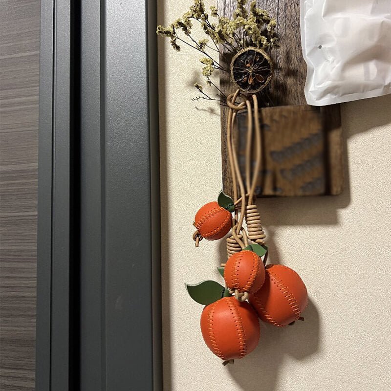 Orange - Shaped Charm DIY Kit – Babylon Leather - Babylon LeatherBabylon LeatherSG16-With Lanyard-1 Large & 1 Small