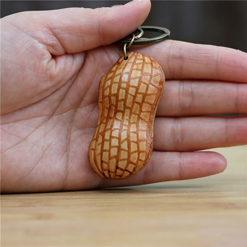 Peanut Leather Bag Charm – Babylon Leather - Babylon LeatherBabylon LeatherLLZ119-Brown