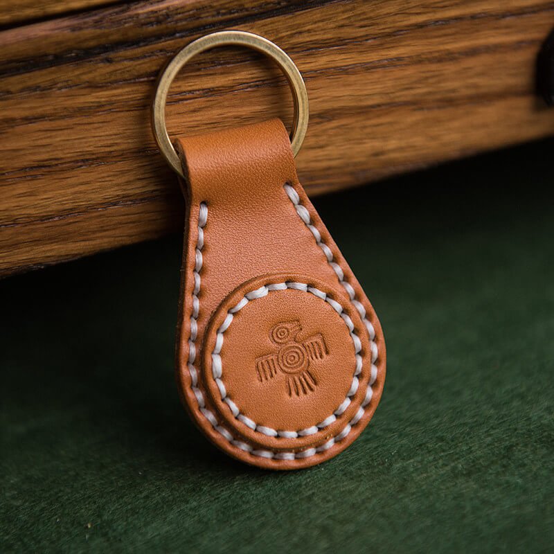 Personalized Keychain DIY Leather Kit – Babylon Leather - Babylon LeatherBabylon LeatherLZ65-Yellow-Veg Tanned Leather