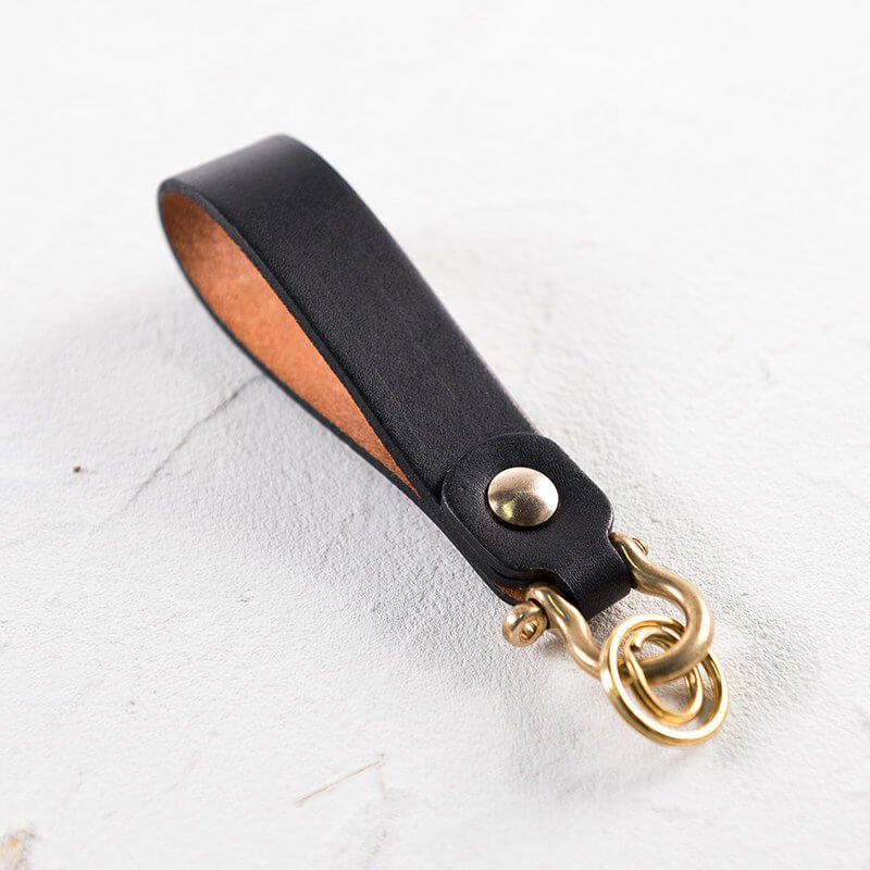 Personalized Vegetable - Tanned Leather Keychain – Babylon Leather - Babylon LeatherBabylon LeatherLZ73-Black
