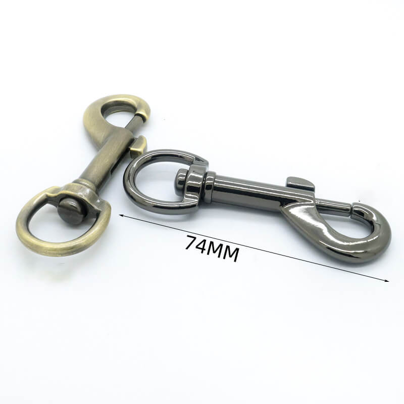 Pet Leash Swivel Snap Hook - Babylon Leather - Babylon LeatherBabylon LeatherJY09-Gold-12mm