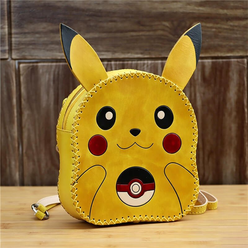 Pikachu Style Leather Crossbody Bag – Babylon Leather - Babylon LeatherBabylon LeatherLLZ107-Yellow