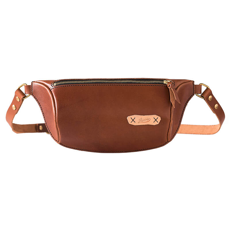 Premium Men’s Leather Sling Bag DIY Kit – Babylon Leather - Babylon LeatherBabylon LeatherLZ34 - Natural(No Small Leather Parts) - Vegetable Tanned Leather