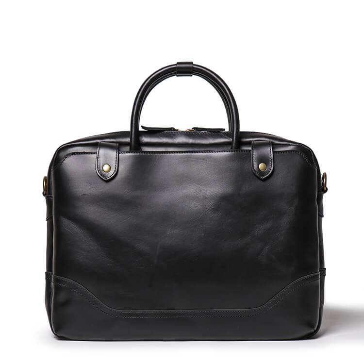 Professional Vintage Briefcase Shoulder Bag – Babylon Leather - Babylon LeatherBabylon LeatherLJ006 - Black