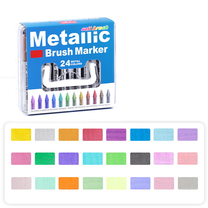 Quick-Drying Acrylic Paint Marker Pens – Babylon Leather - Babylon LeatherBabylon LeatherPP38-24 Colors-Direct-Liquid Type
