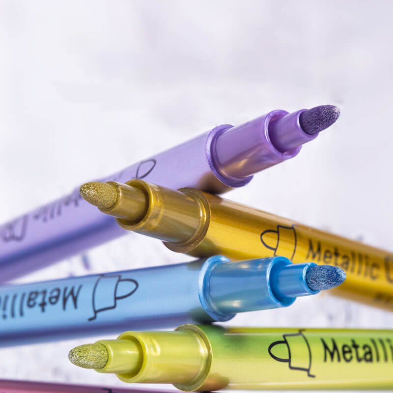 Quick-Drying Acrylic Paint Marker Pens – Babylon Leather - Babylon LeatherBabylon LeatherPP38-Gold-Hard Tip