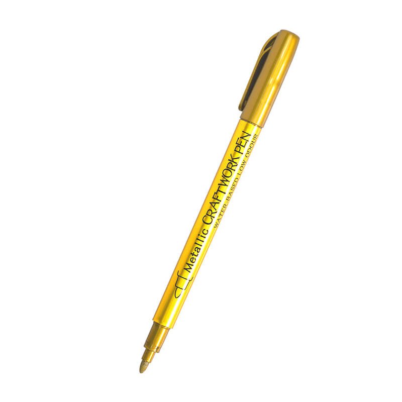 Quick-Drying Acrylic Paint Marker Pens – Babylon Leather - Babylon LeatherBabylon LeatherPP38-Gold-Hard Tip