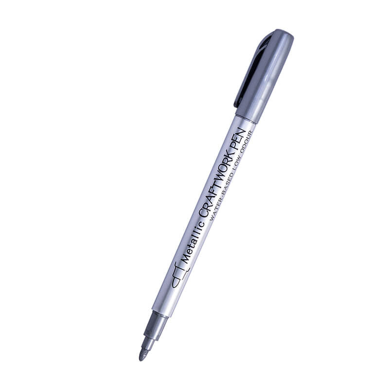 Quick-Drying Acrylic Paint Marker Pens – Babylon Leather - Babylon LeatherBabylon LeatherPP38-Silver-Hard Tip