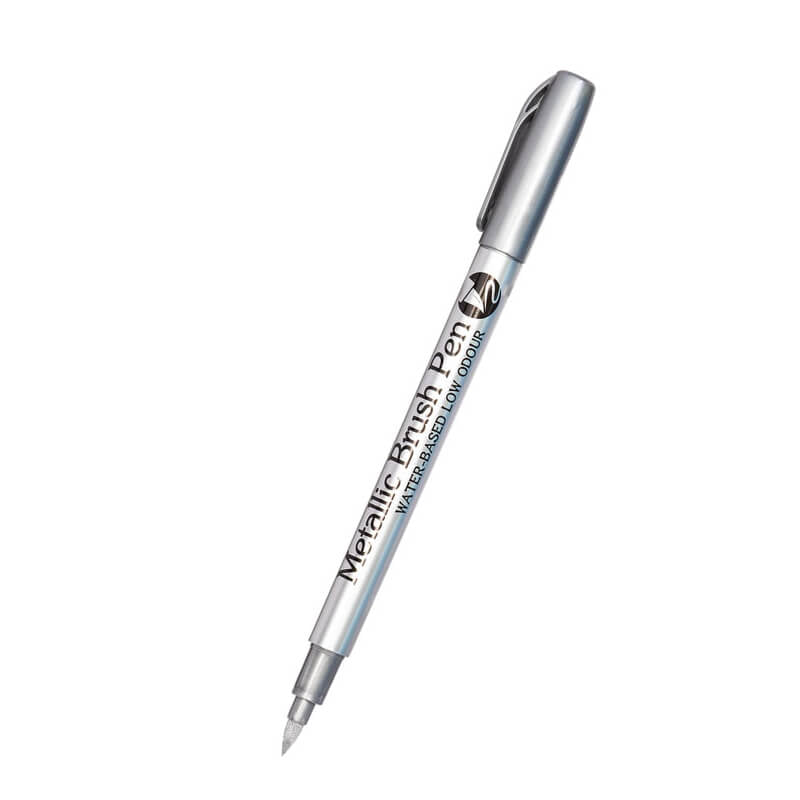 Quick-Drying Acrylic Paint Marker Pens – Babylon Leather - Babylon LeatherBabylon LeatherPP38-Silver-Soft Tip