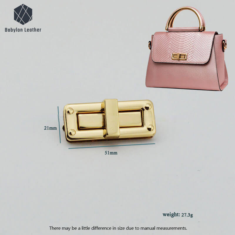 Rectangle Creative Fashion Bag Lock Twist Lock(1 PACK) - Babylon LeatherBabylon LeatherTL-099