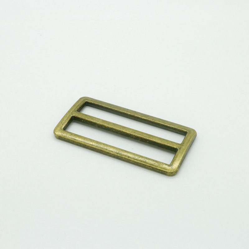 Rectangular Strap Slide Buckle - Babylon Leather - Babylon LeatherBabylon LeatherJY19-Antique Brass-49.5mm
