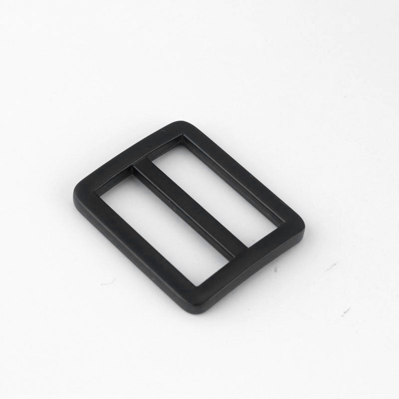 Rectangular Strap Slide Buckle - Babylon Leather - Babylon LeatherBabylon LeatherJY19-Black-25.4mm