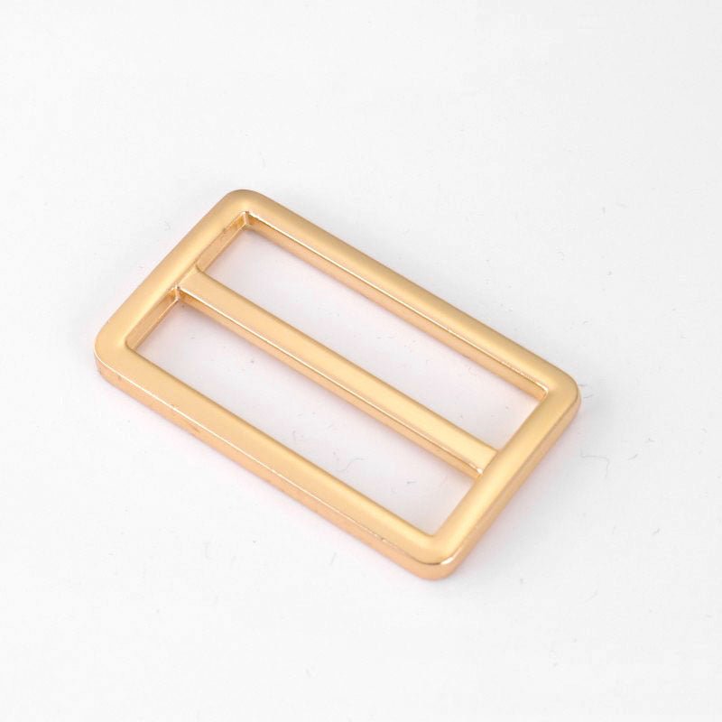 Rectangular Strap Slide Buckle - Babylon Leather - Babylon LeatherBabylon LeatherJY19-Gold-38.6mm