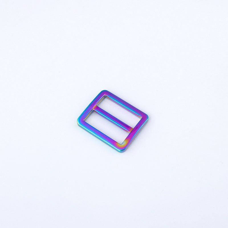 Rectangular Strap Slide Buckle - Babylon Leather - Babylon LeatherBabylon LeatherJY19-Rainbow-25.6mm
