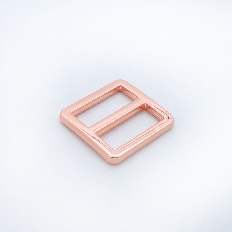 Rectangular Strap Slide Buckle - Babylon Leather - Babylon LeatherBabylon LeatherJY19-Rose Gold-21mm