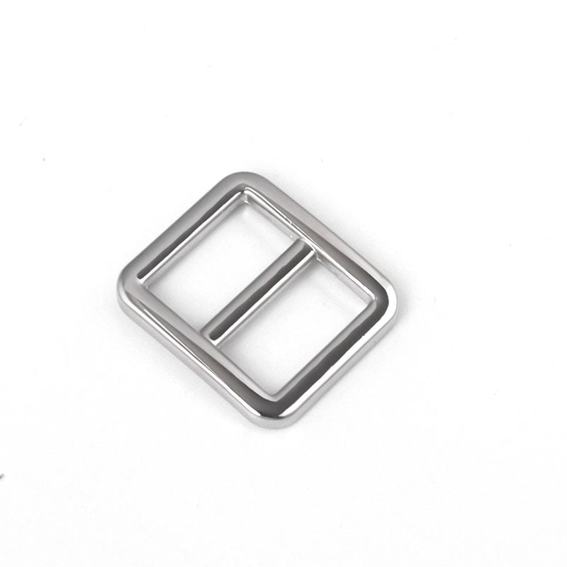 Rectangular Strap Slide Buckle - Babylon Leather - Babylon LeatherBabylon LeatherJY19-Silver-16mm
