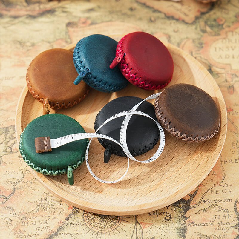 Retractable Leather Tape Measure 1.5m – Babylon Leather - Babylon LeatherBabylon LeatherAN05-Brown