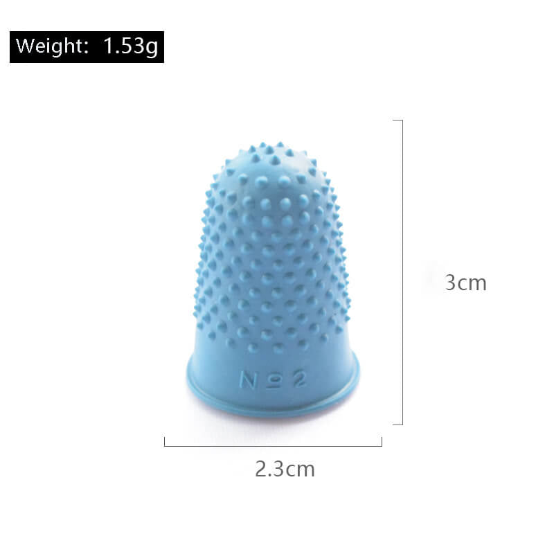 Reusable Rubber Finger Cots for Crafting and Sewing - Babylon Leather - Babylon LeatherBabylon LeatherPP31-Blue-L