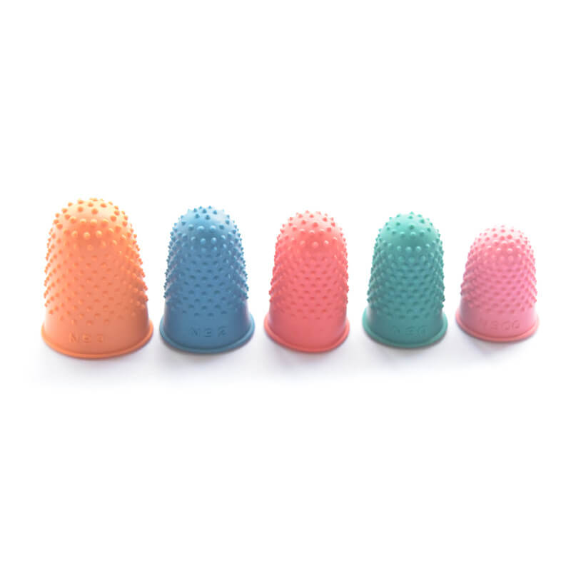 Reusable Rubber Finger Cots for Crafting and Sewing - Babylon Leather - Babylon LeatherBabylon LeatherPP31-Orange-XL