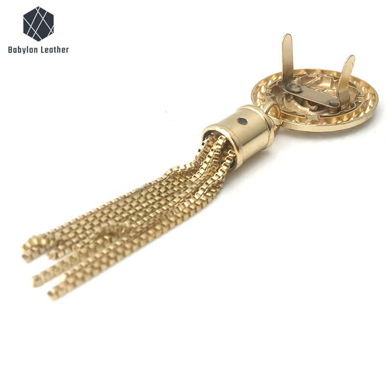 Rose Inlaid Diamond with Tassel Creative Decorative Buckle(1 PACK) - Babylon LeatherBabylon LeatherDB - 028