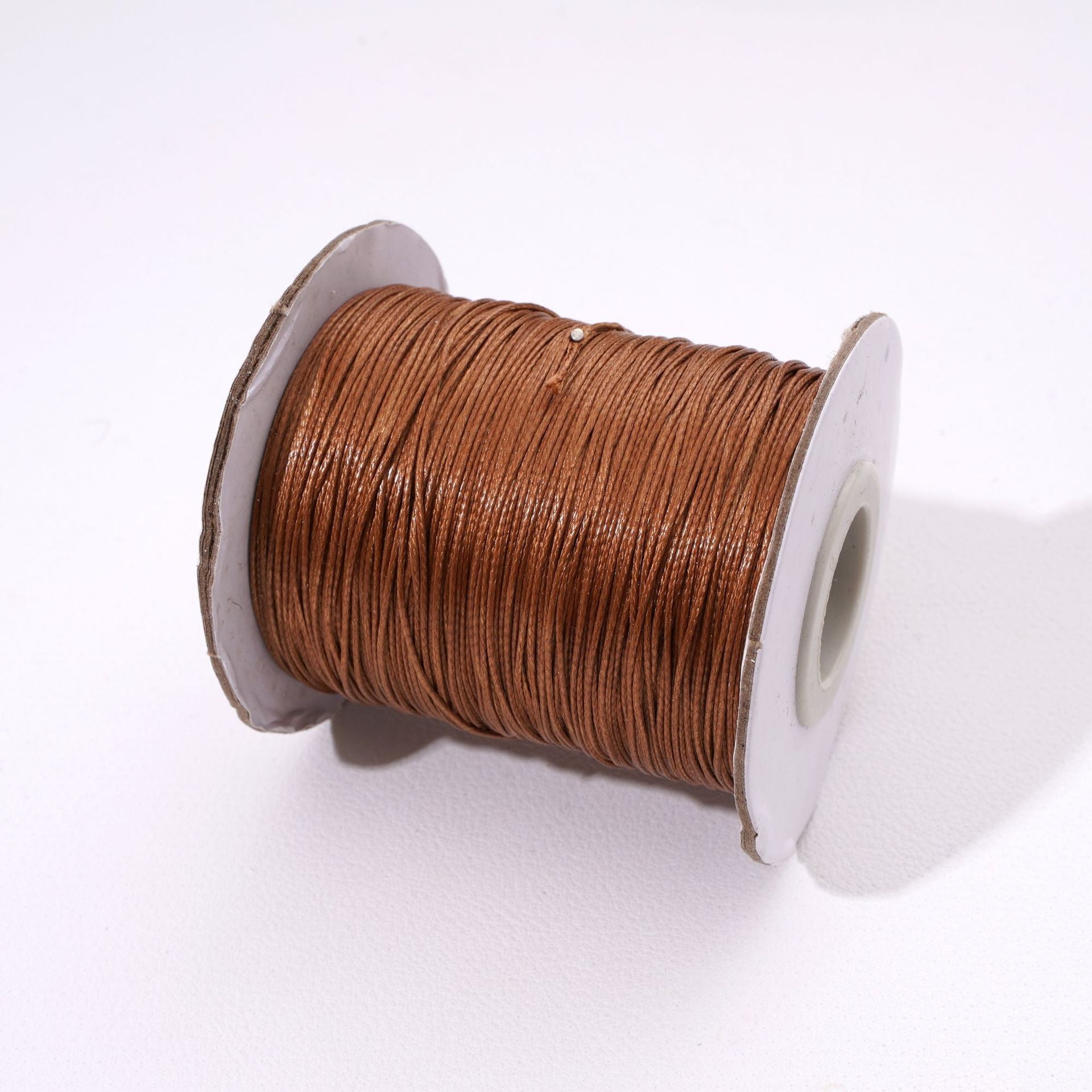 Round Waxed Cord for Leather Braiding and Bag Charm Making - Babylon Leather - Babylon LeatherBabylon LeatherPP33-Brown-0.5mm\10m