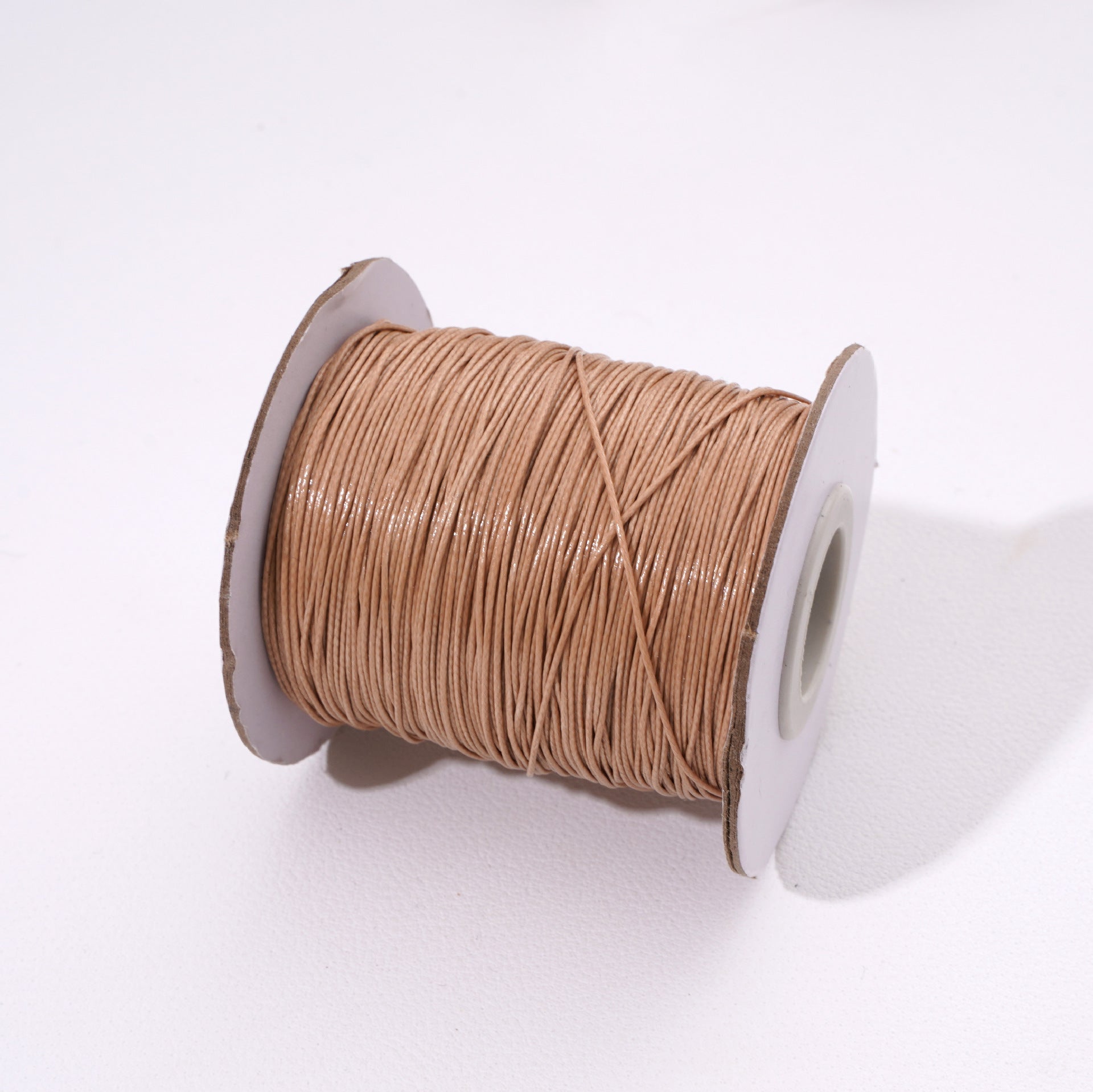 Round Waxed Cord for Leather Braiding and Bag Charm Making - Babylon Leather - Babylon LeatherBabylon LeatherPP33-Khaki-0.5mm\10m