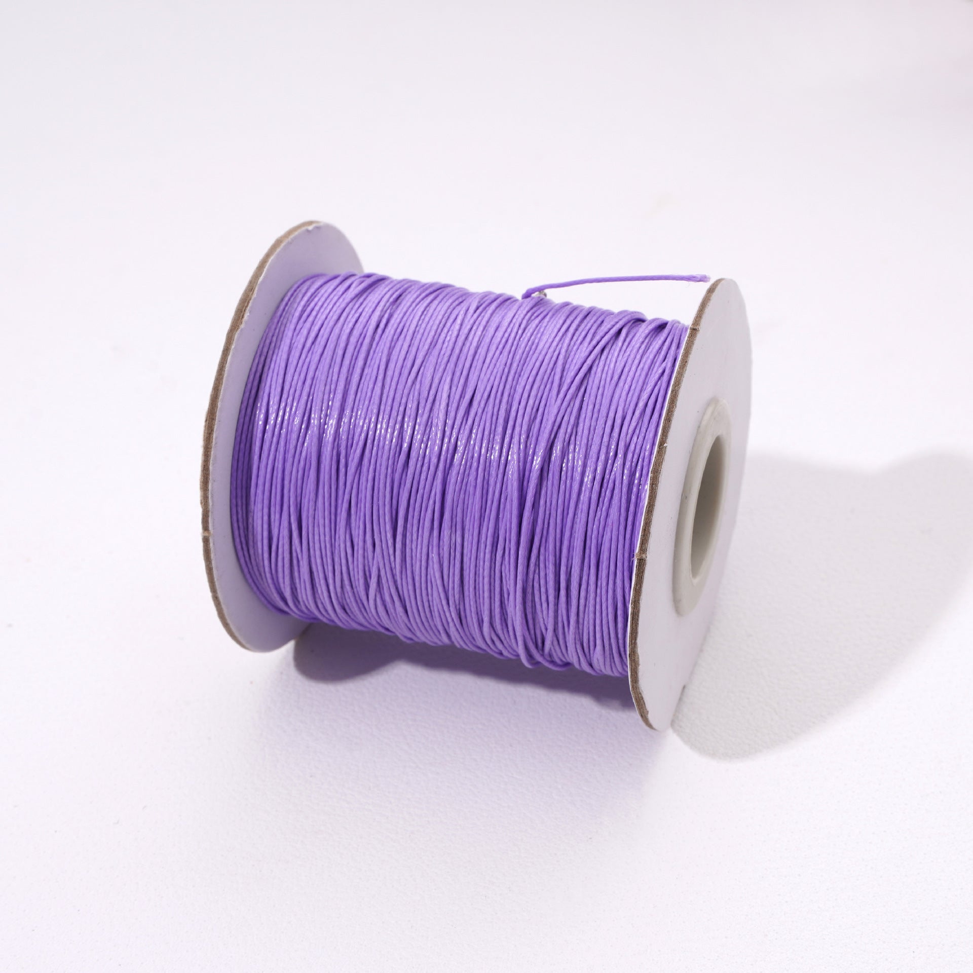 Round Waxed Cord for Leather Braiding and Bag Charm Making - Babylon Leather - Babylon LeatherBabylon LeatherPP33-Purple-0.5mm\10m