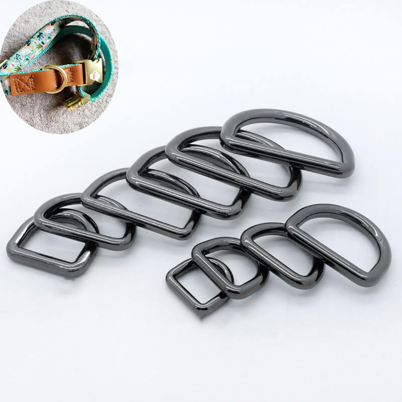 Rounded D-Ring - Babylon Leather - Babylon LeatherBabylon LeatherJY20-Silver-6.5mm-38*25mm