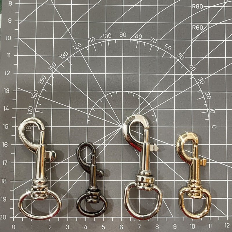 Rounded Swivel Snap Hook - Babylon Leather - Babylon LeatherBabylon LeatherJY13-Gold-11.5mm
