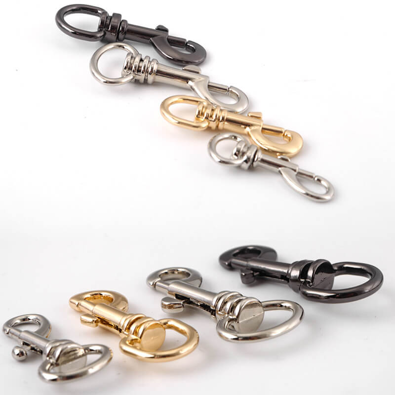 Rounded Swivel Snap Hook - Babylon Leather - Babylon LeatherBabylon LeatherJY13-Gold-11.5mm