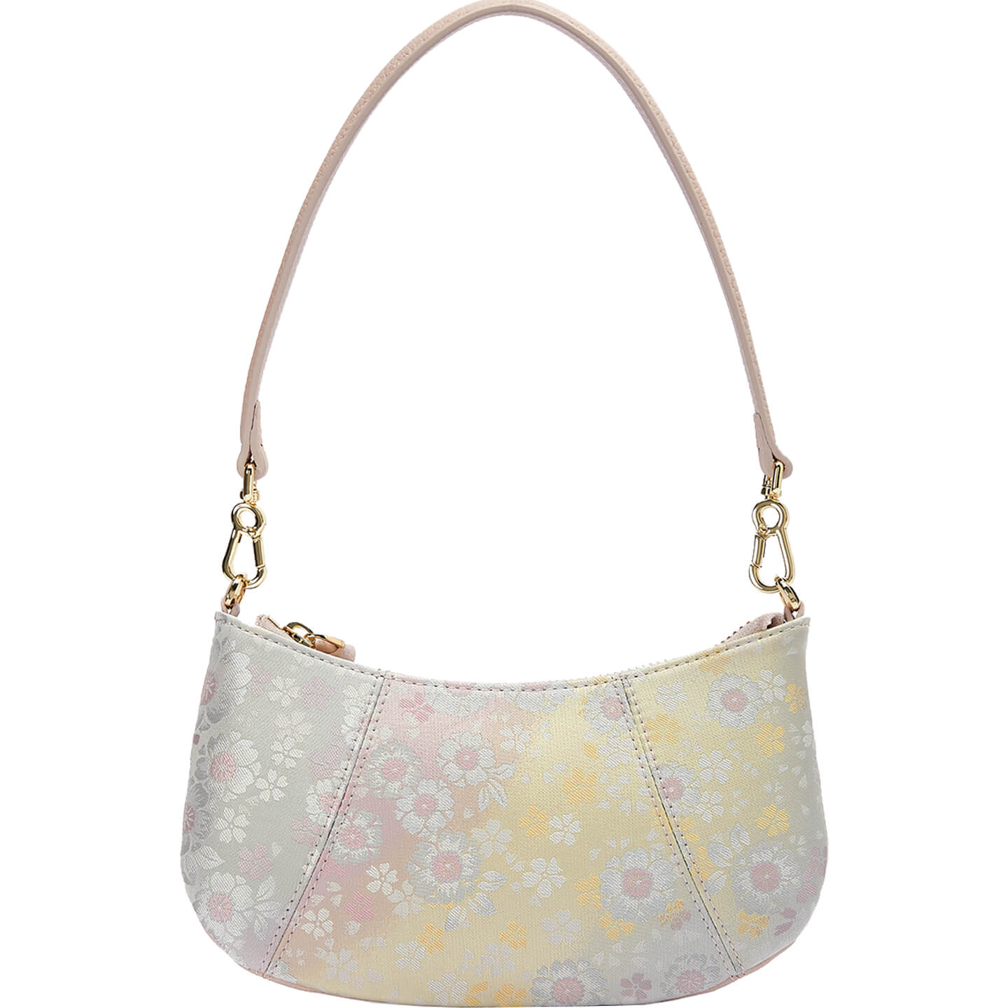Sakura Whisper Leather and Silk Crossbody Bag – Babylon Leather - Babylon LeatherBabylon LeatherTX198-Pink