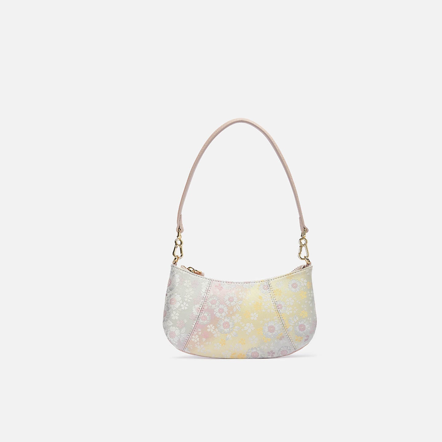 Sakura Whisper Leather and Silk Crossbody Bag – Babylon Leather - Babylon LeatherBabylon LeatherTX198-Pink