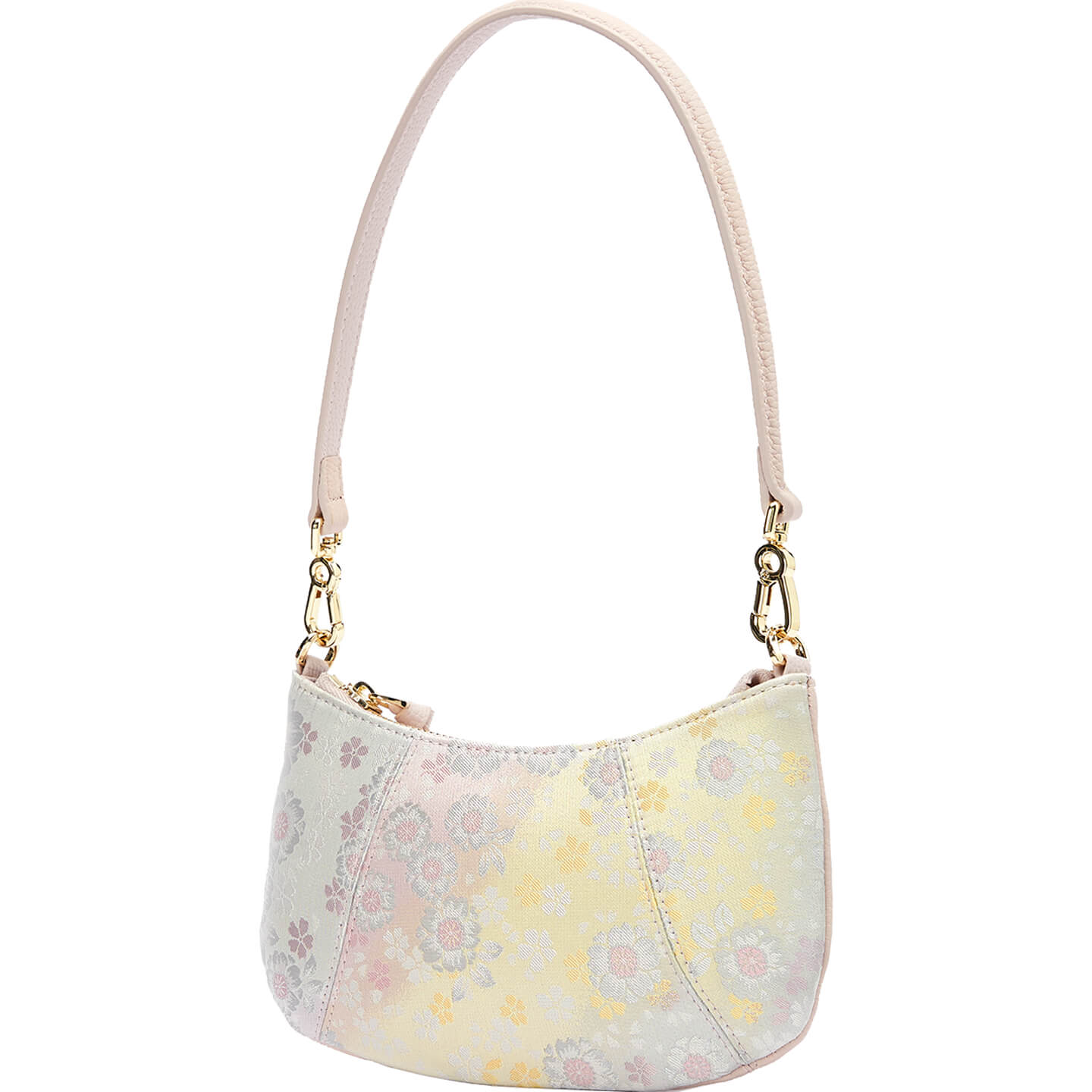 Sakura Whisper Leather and Silk Crossbody Bag – Babylon Leather - Babylon LeatherBabylon LeatherTX198-Pink