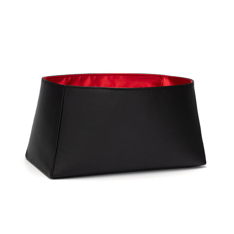 Satin Bag Insert Organizer for Lady Bag-Style Handbags - Babylon LeatherBabylon LeatherJS01-Black & Red-12cm-Open Top