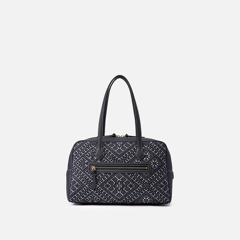 Silent Strength Leather and Silk Shoulder Bag – Babylon Leather - Babylon LeatherBabylon LeatherTX088-Blue