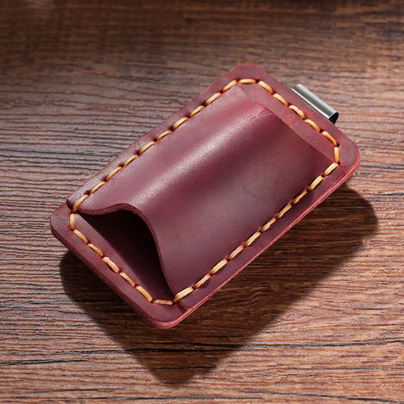 Single Pen Loop Traveler's Notebook – Babylon Leather - Babylon LeatherBabylon LeatherAN02-Wine Red