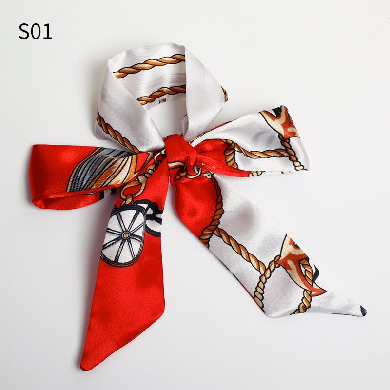 Skinny Scarf Ribbon for Bag Handles and Hair - Babylon Leather - Babylon LeatherBabylon LeatherPP28-S01