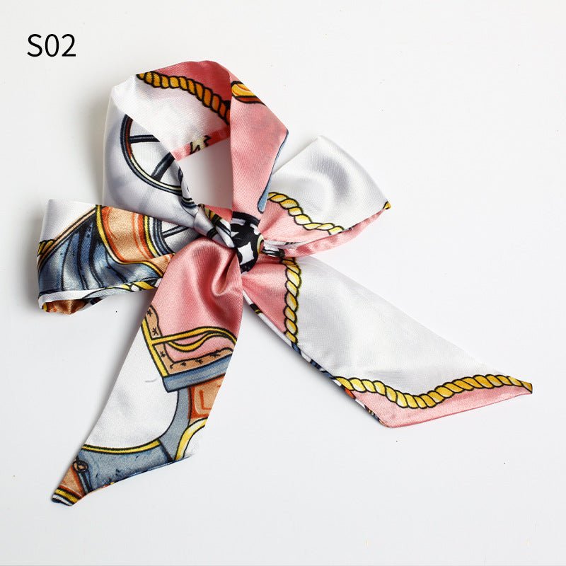 Skinny Scarf Ribbon for Bag Handles and Hair - Babylon Leather - Babylon LeatherBabylon LeatherPP28-S02