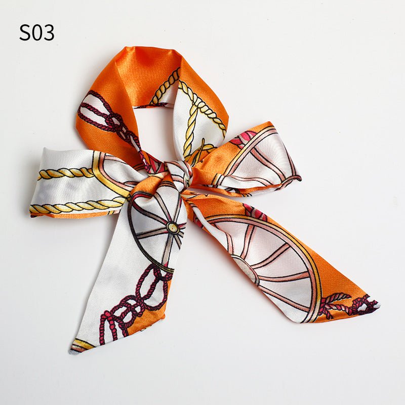 Skinny Scarf Ribbon for Bag Handles and Hair - Babylon Leather - Babylon LeatherBabylon LeatherPP28-S03