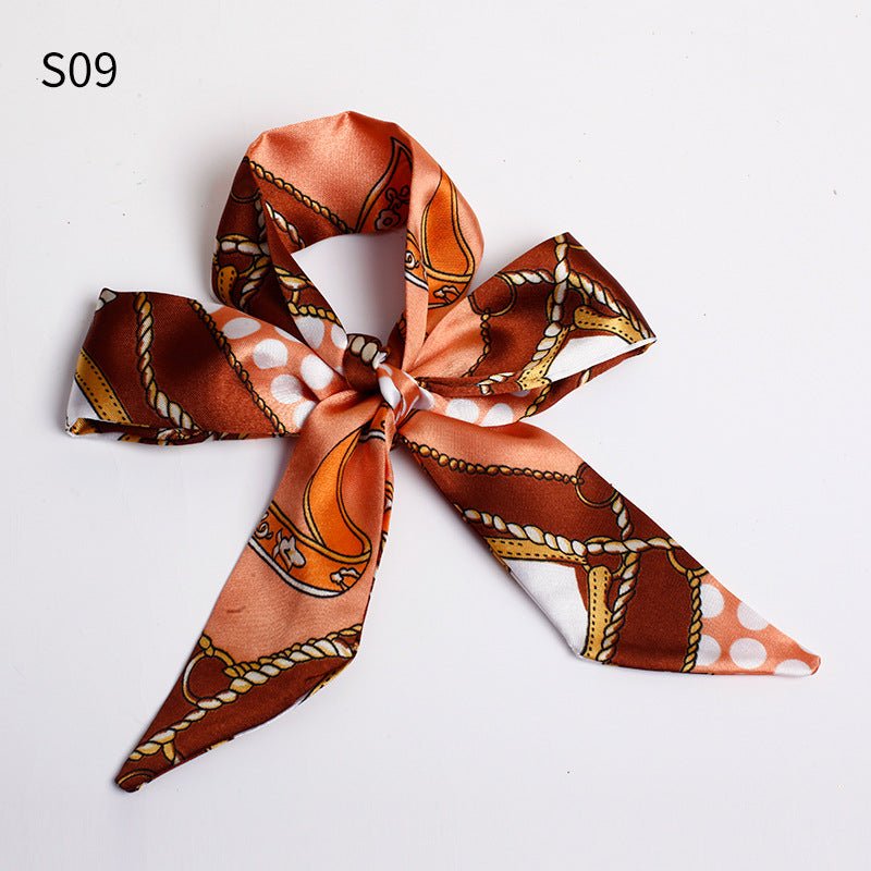 Skinny Scarf Ribbon for Bag Handles and Hair - Babylon Leather - Babylon LeatherBabylon LeatherPP28-S09