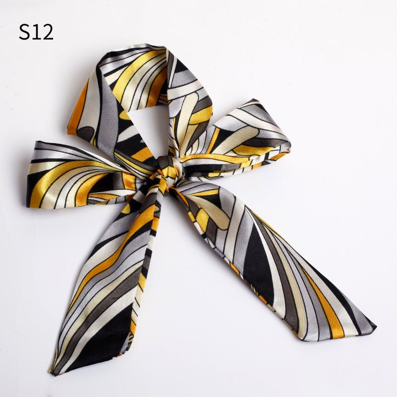 Skinny Scarf Ribbon for Bag Handles and Hair - Babylon Leather - Babylon LeatherBabylon LeatherPP28-S12