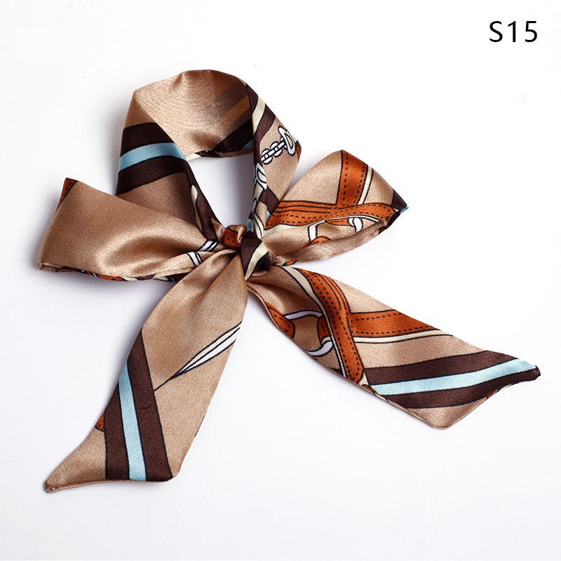 Skinny Scarf Ribbon for Bag Handles and Hair - Babylon Leather - Babylon LeatherBabylon LeatherPP28-S15