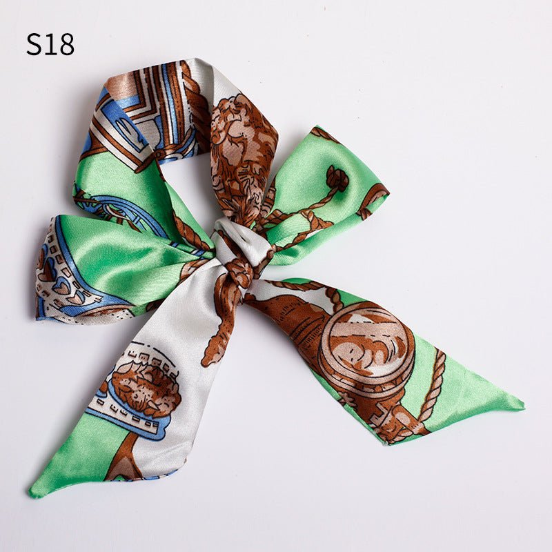 Skinny Scarf Ribbon for Bag Handles and Hair - Babylon Leather - Babylon LeatherBabylon LeatherPP28-S18