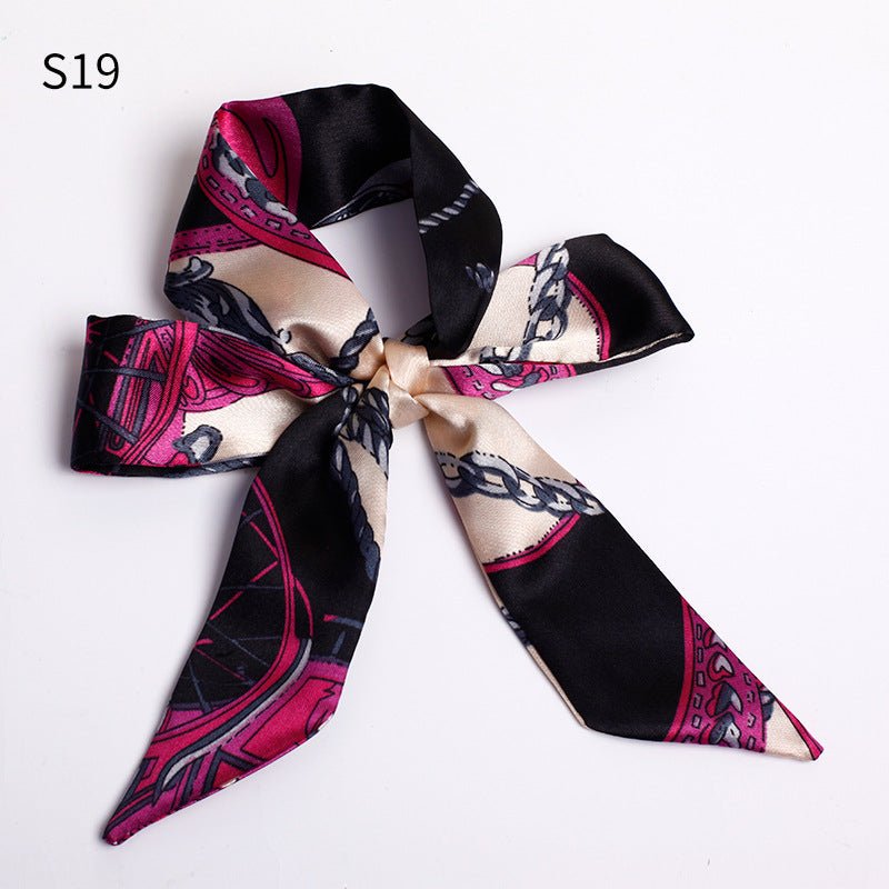 Skinny Scarf Ribbon for Bag Handles and Hair - Babylon Leather - Babylon LeatherBabylon LeatherPP28-S19