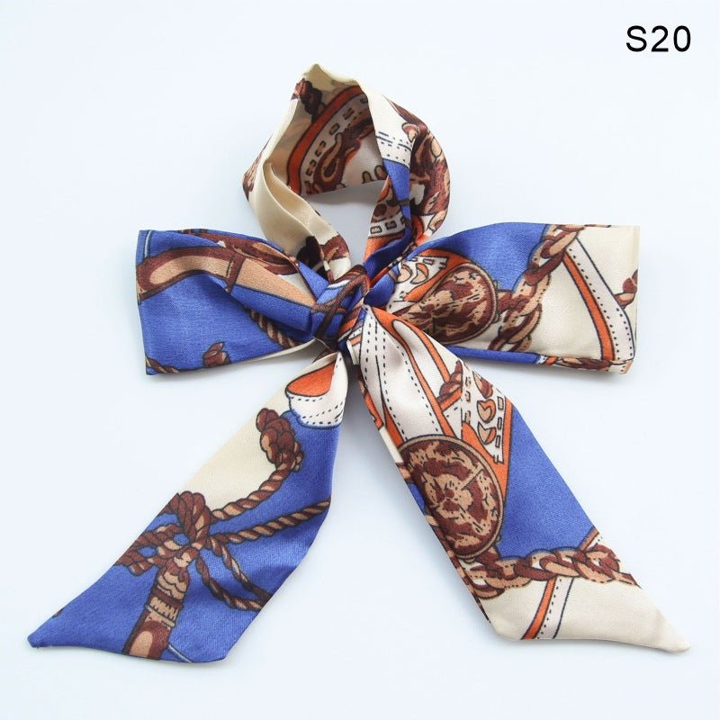 Skinny Scarf Ribbon for Bag Handles and Hair - Babylon Leather - Babylon LeatherBabylon LeatherPP28-S20