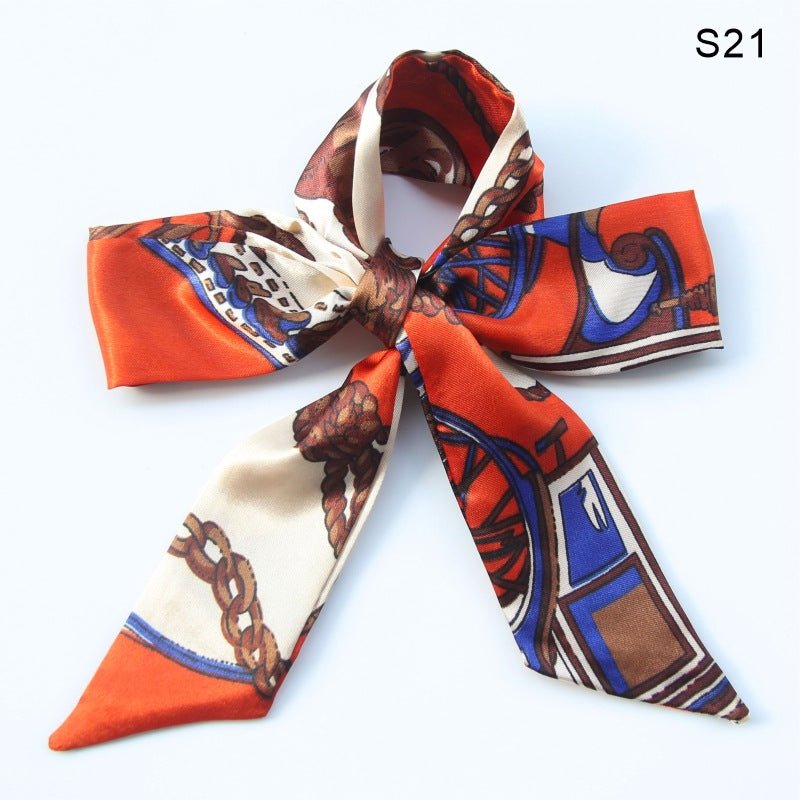 Skinny Scarf Ribbon for Bag Handles and Hair - Babylon Leather - Babylon LeatherBabylon LeatherPP28-S21