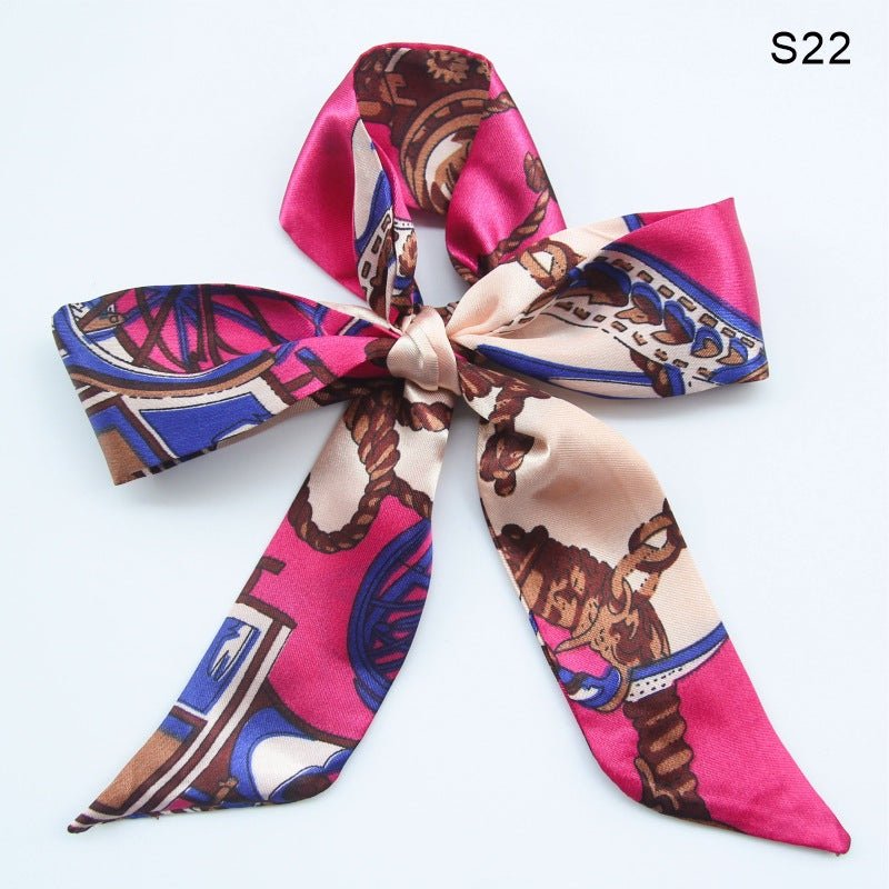 Skinny Scarf Ribbon for Bag Handles and Hair - Babylon Leather - Babylon LeatherBabylon LeatherPP28-S22