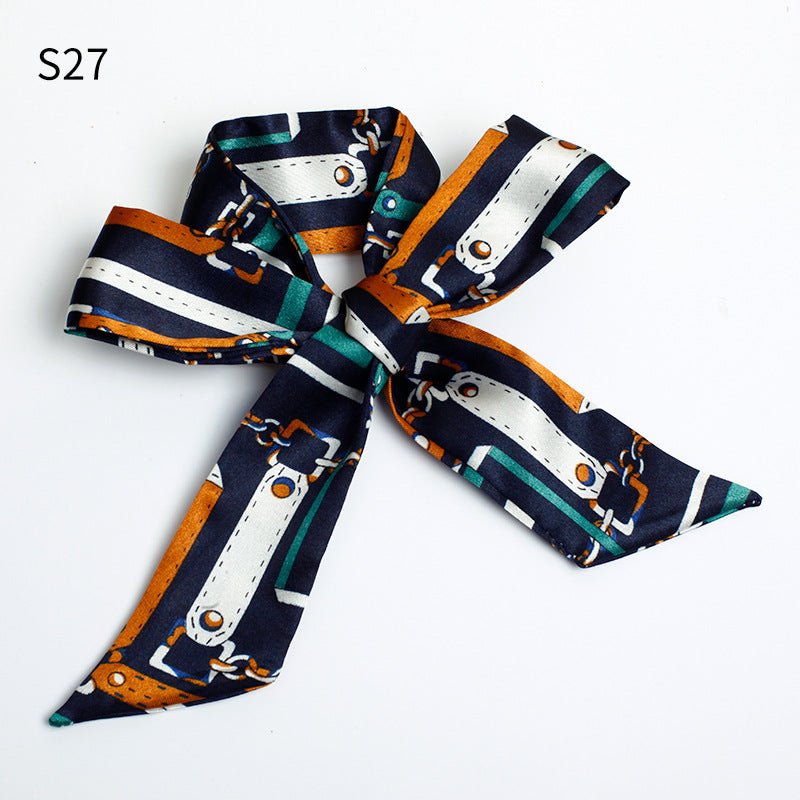 Skinny Scarf Ribbon for Bag Handles and Hair - Babylon Leather - Babylon LeatherBabylon LeatherPP28-S27